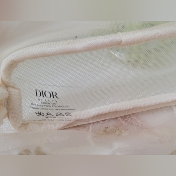Dior Beauty Mother’s  Day Mesh Butterfly Makeup Bag Pouch New Authentic - Picture 4 of 4